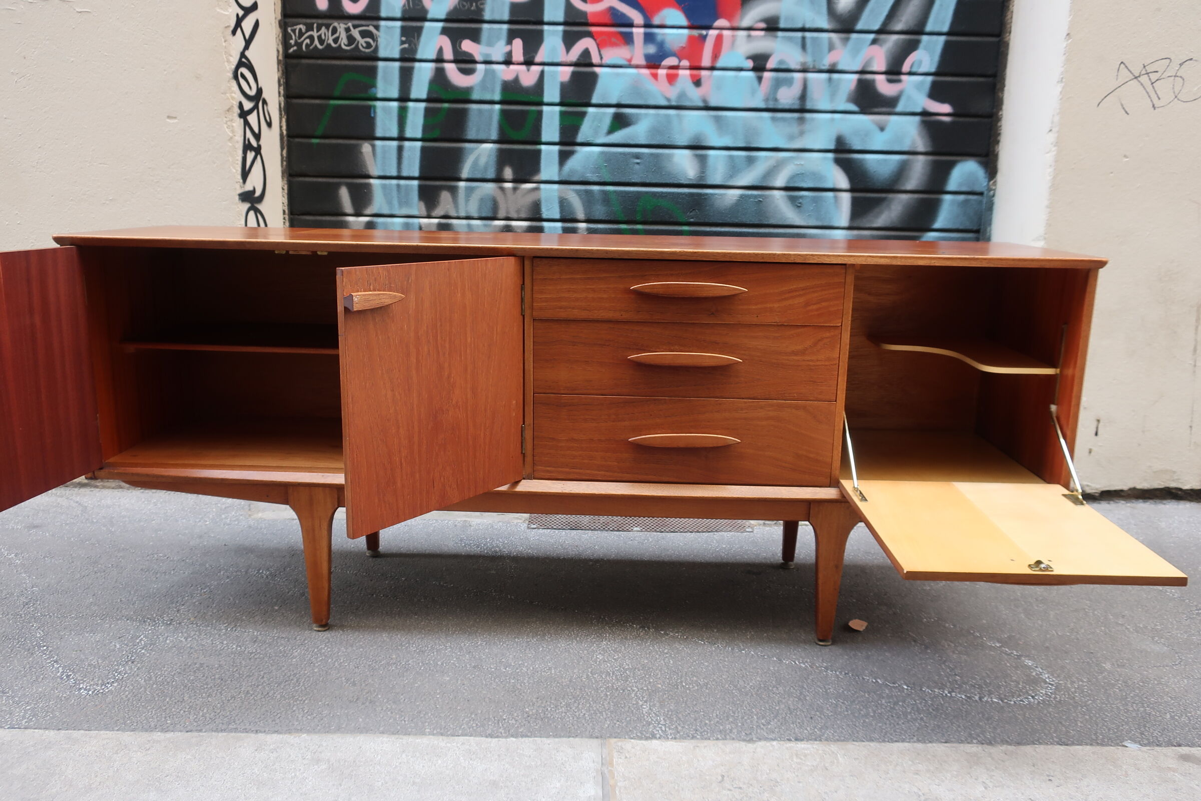 Sideboard of the 1960s teak