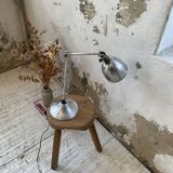 Artisanal bohemian chrome lamp