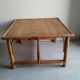 Table basse en rotin
