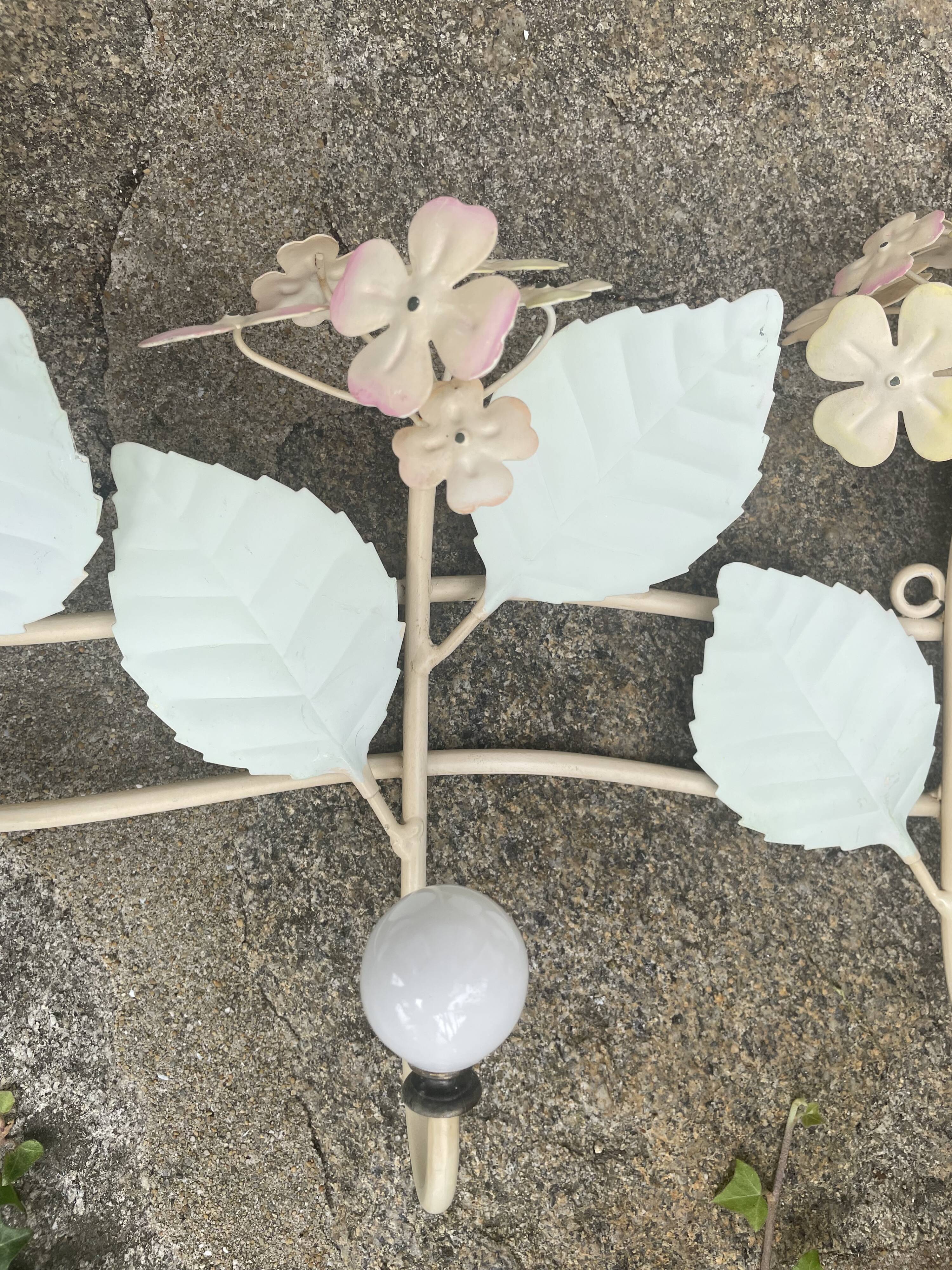 Hydrangea coat rack
