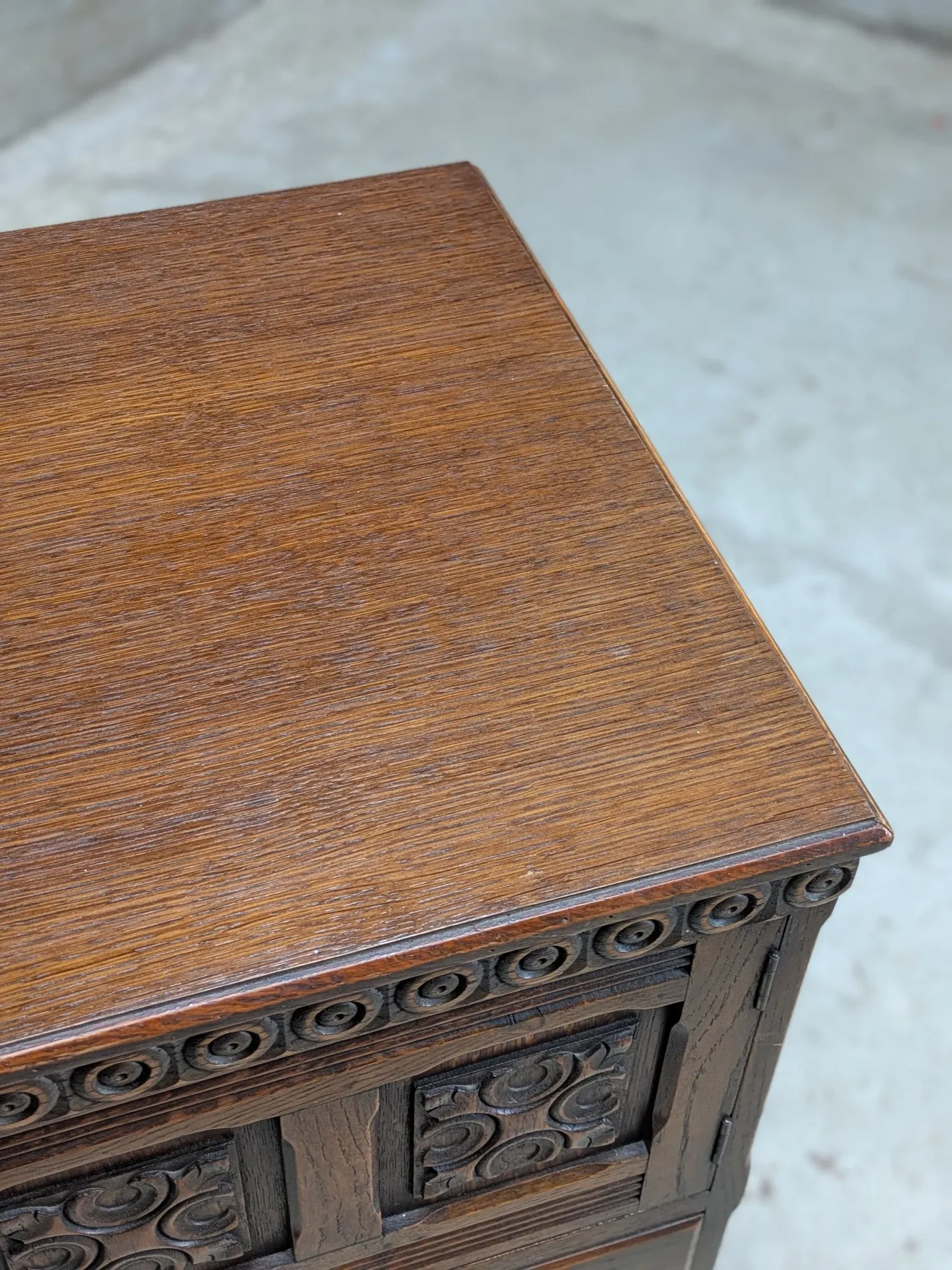 English high chest of drawers