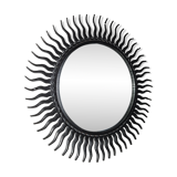 Metal sun mirror 24x24cm