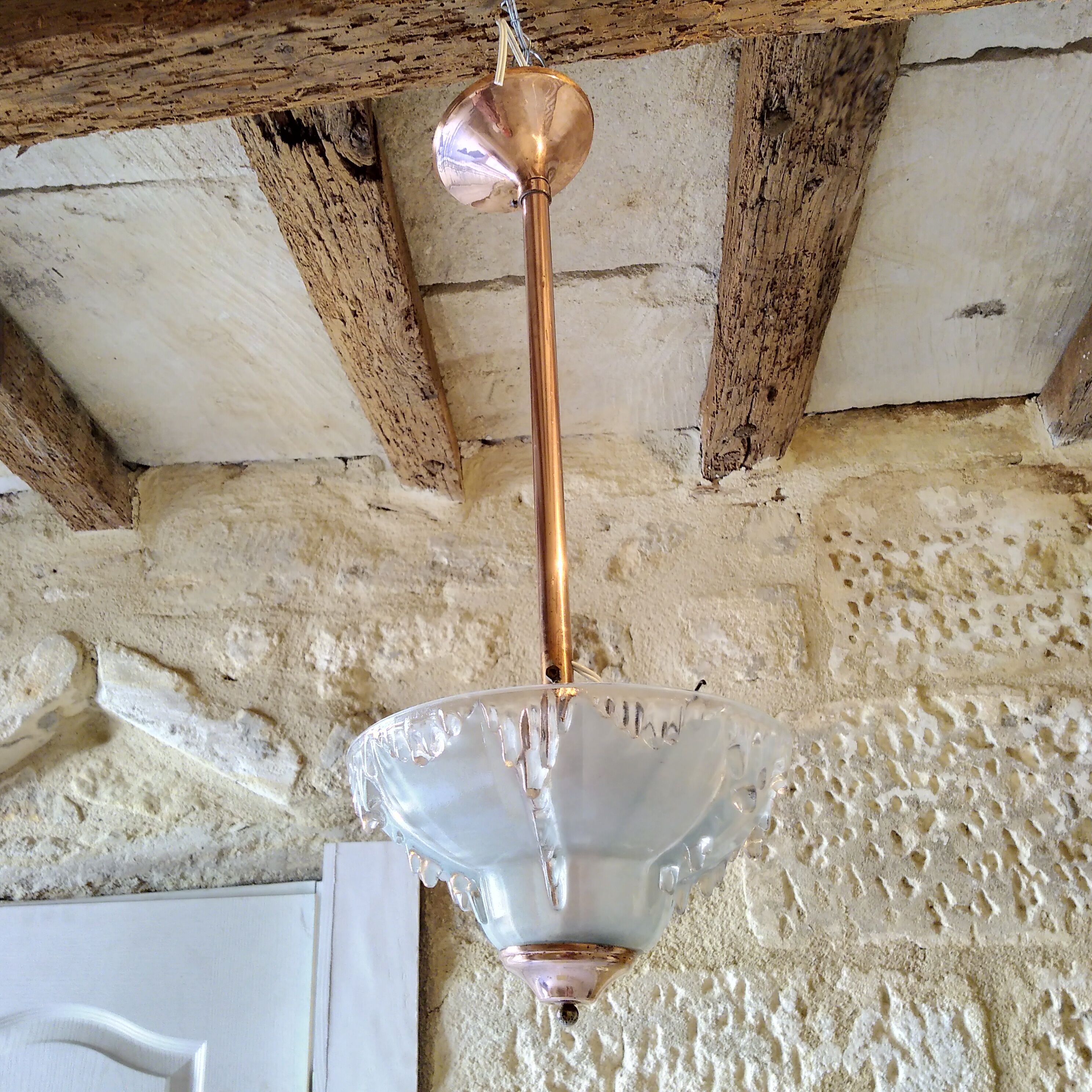 Small Ezan chandelier, art deco