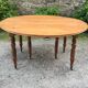Old oval table Louis Philippe with 6 feet