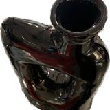 Original square ceramic vase