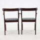 1950s Ole Wanscher chairs in Mahogany Denmark