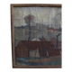 Wabi sabi landscape painting | Oil on canvas | 1920s | Belgium
