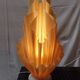 Large Corolle table lamp by Georgia Jacob - Vintage 70s