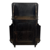 Art Deco hanging cabinet, wall cabinet, 1920s oak design
