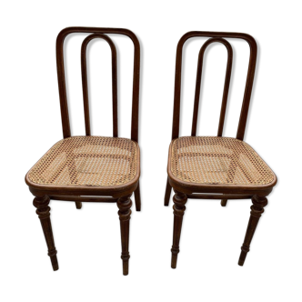 Michael Thonet chairs, signed, model 41