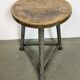Grey Industrial Workshop Stool, 1960s