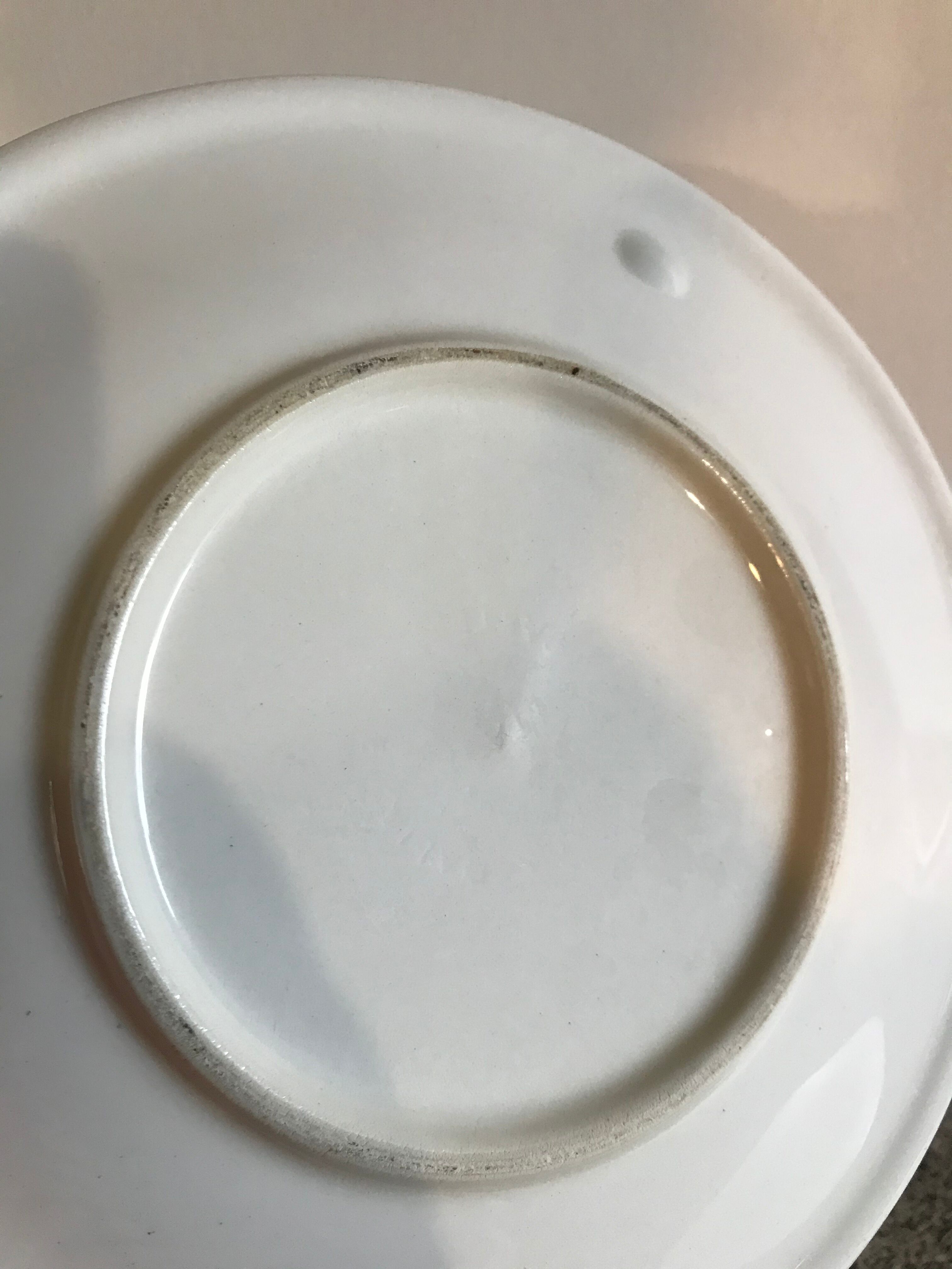 Five Ceramica Dalia dessert plates