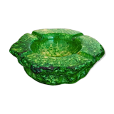 Cendrier vintage en albâtre vert Romano Bianchi