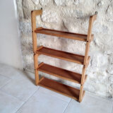 Scandinavian modular wooden shelves