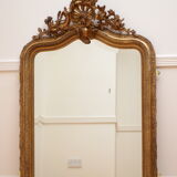 Miroir mural doré