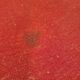 Round carpet in red moumoute style pelfran diameter 130cm vintage