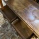 Small table / desk in Henri II style with twisted legs.
