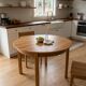 Scandinavian extendable oak table from the 1960s (butterfly extension)