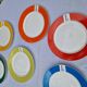 Set of 8 Pantone Dessert Plates by Luca Trazzi for Serax