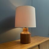 Teak table lamp by Kirk Copenhagen Denmark 1970s