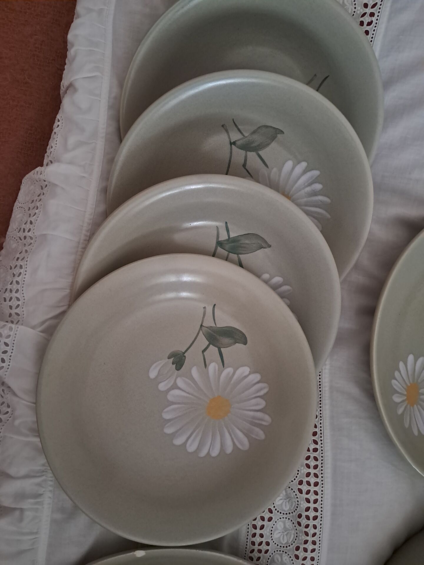 Longchamp vintage 4 deep plates