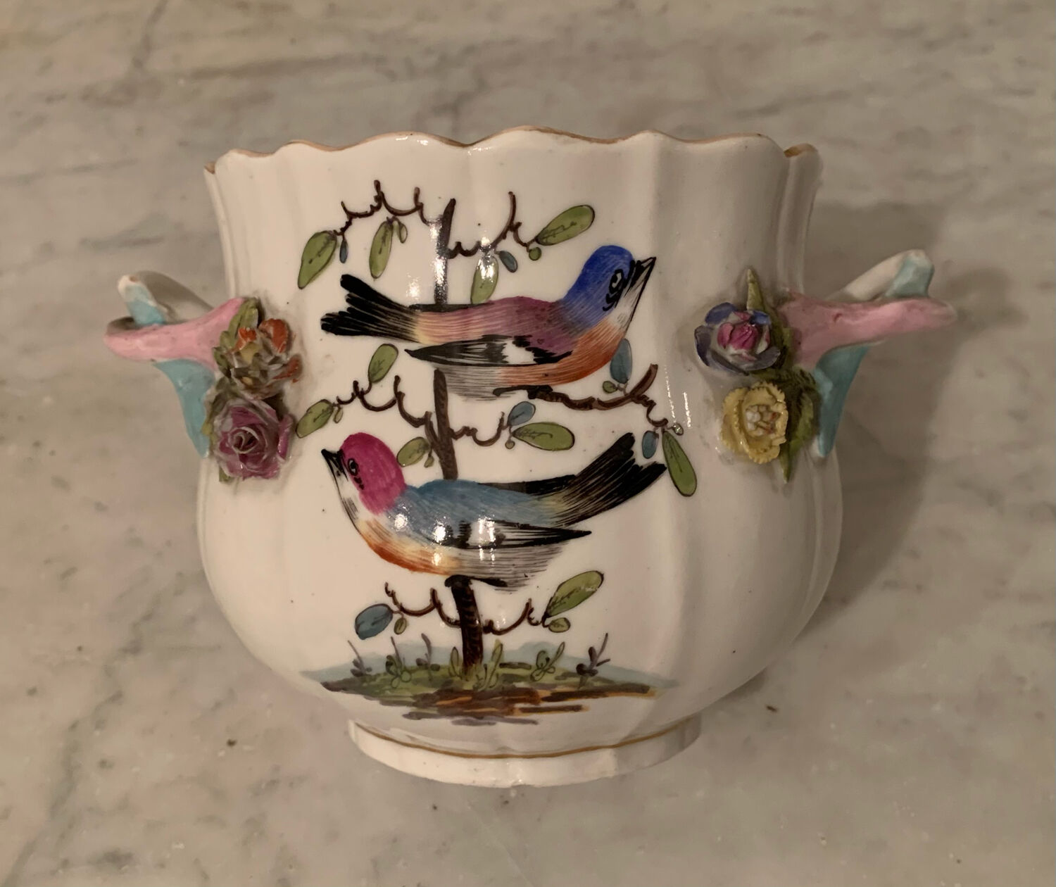 Porcelain flowerpot