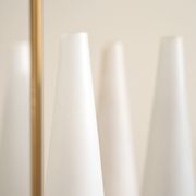 Lustre en laiton et verre des années 1950 par Hans-Agne Jakobsson