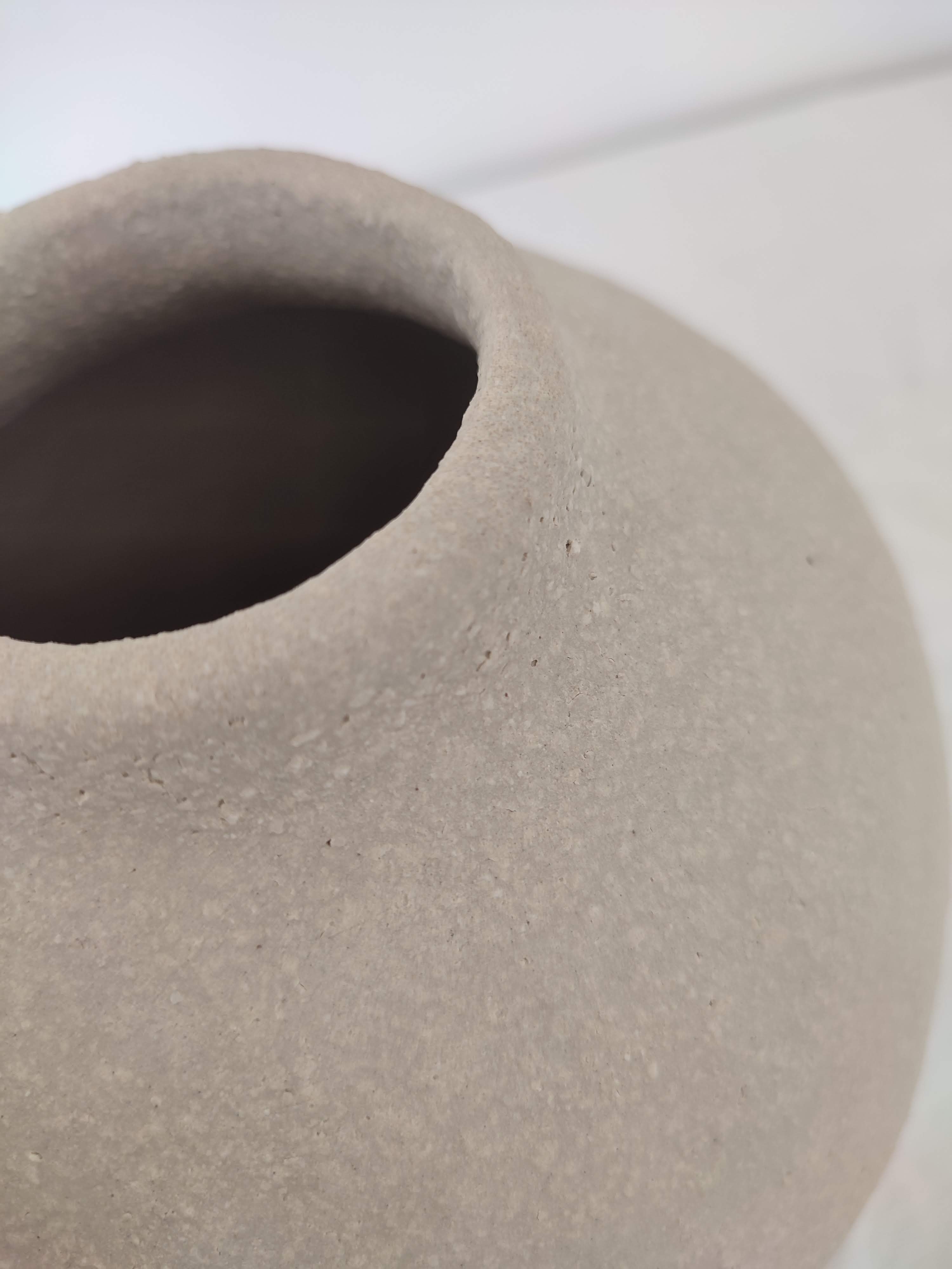 Sandstone vase unique piece