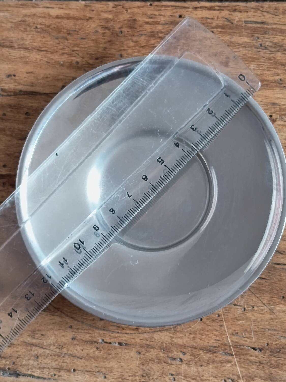 Set of 6 Casalinghi stainless steel cups and saucers, vintage Italian design