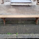 Wooden farm bench val de loi