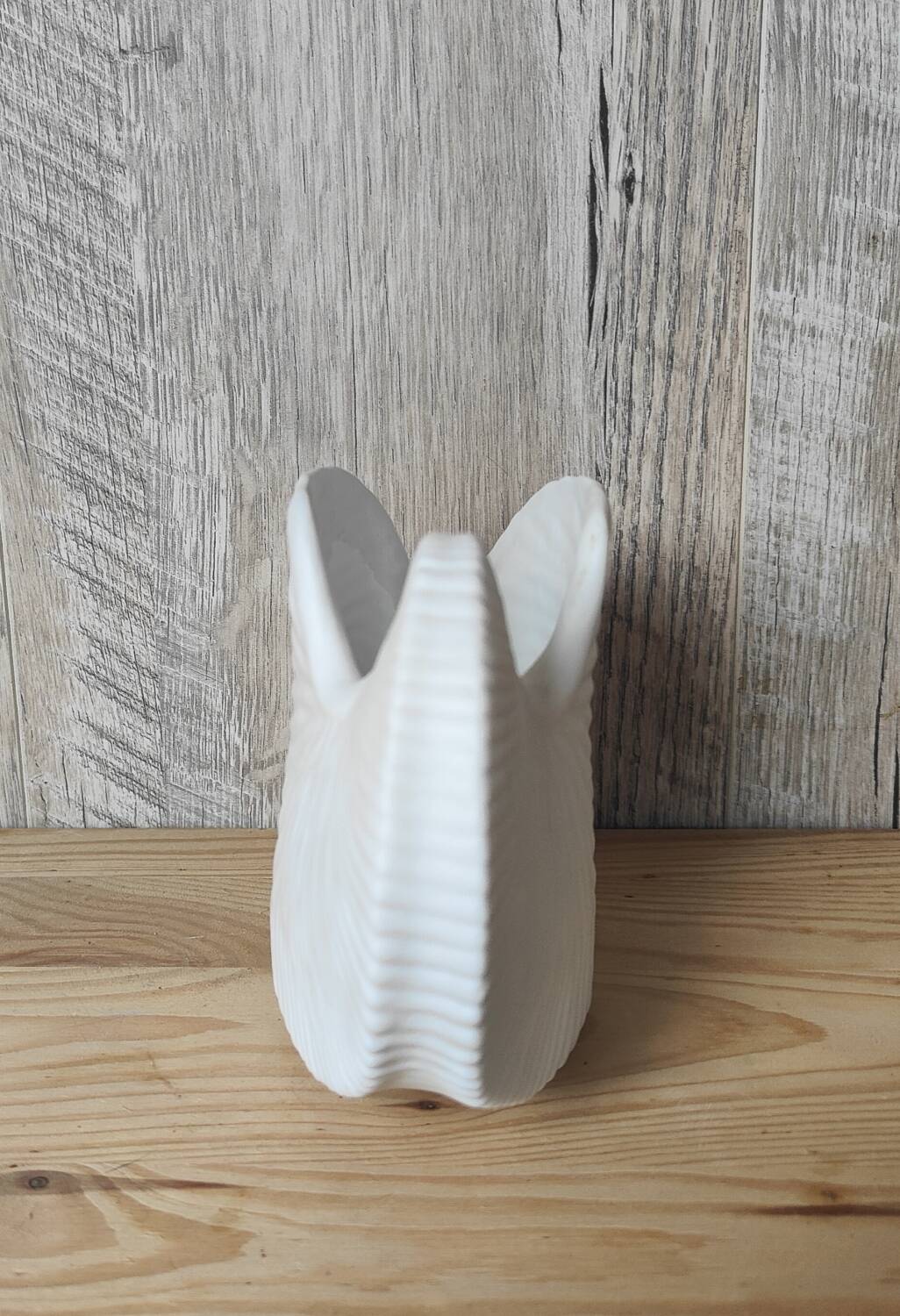 Shell tea light holder