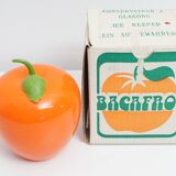 Vintage apple-shaped ice cube bucket