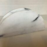 White gray marble mail holder