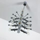 Modernist Chrome Sputnik Hanging Light, Cosack Lights 1970s, Germany