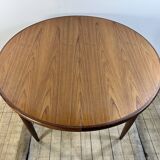 G-PLAN round teak table with butterfly extension, 1960s