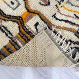 Handmade Moroccan Berber carpet 242 x 136 CM