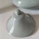 Celadon speckled glazed ceramic teapot