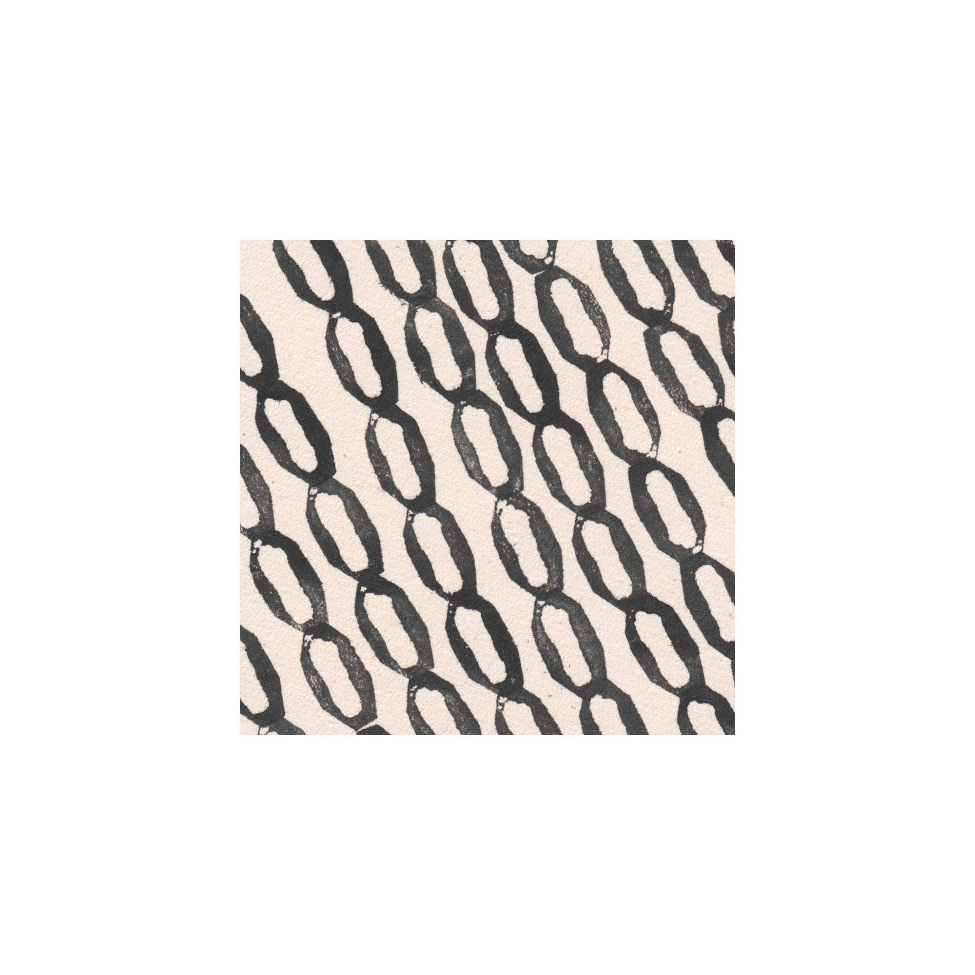 Duo of black abstract paintings signed eawy