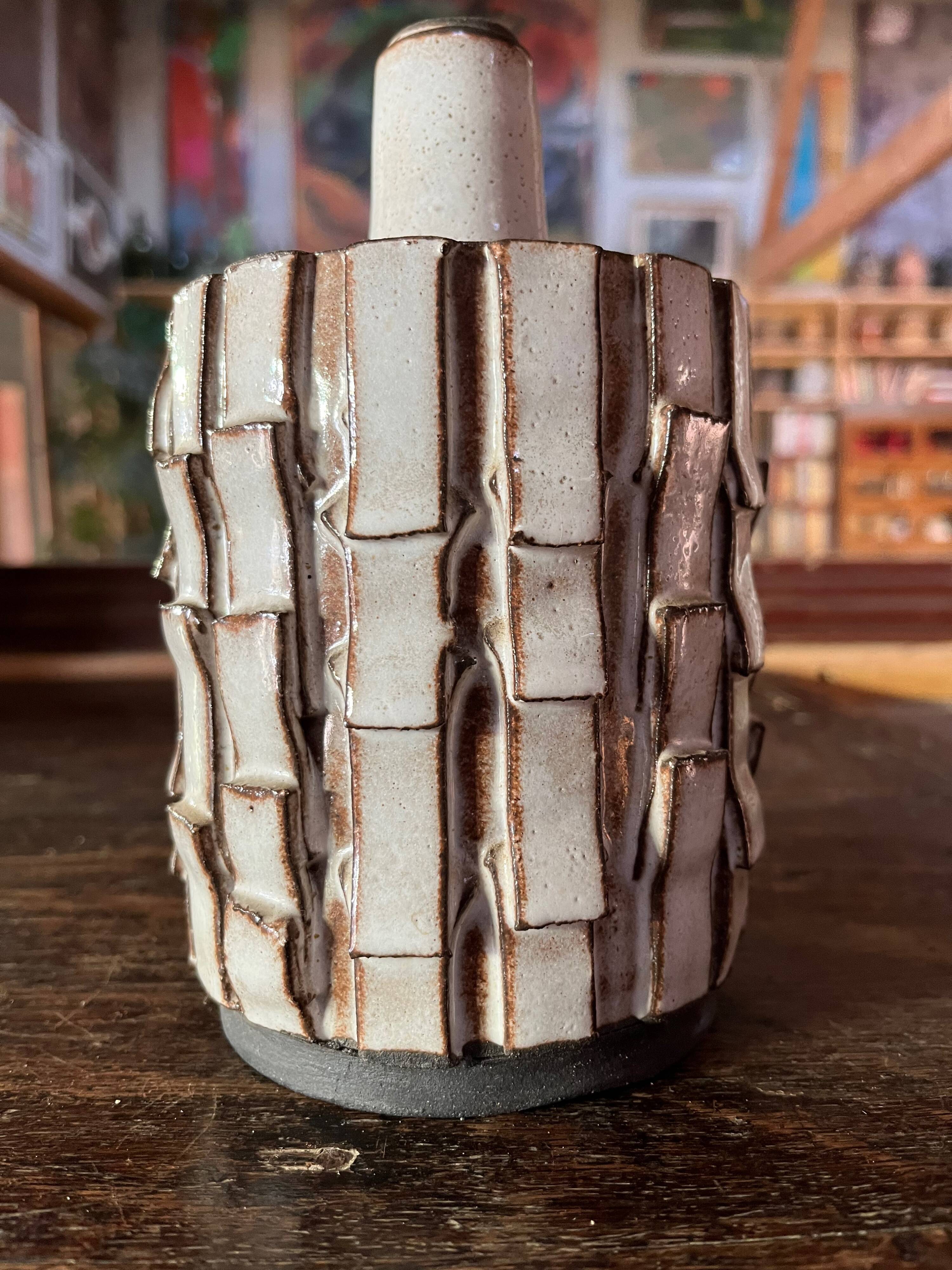 Ceramic lamp base. STOGO. Danmark. 1970