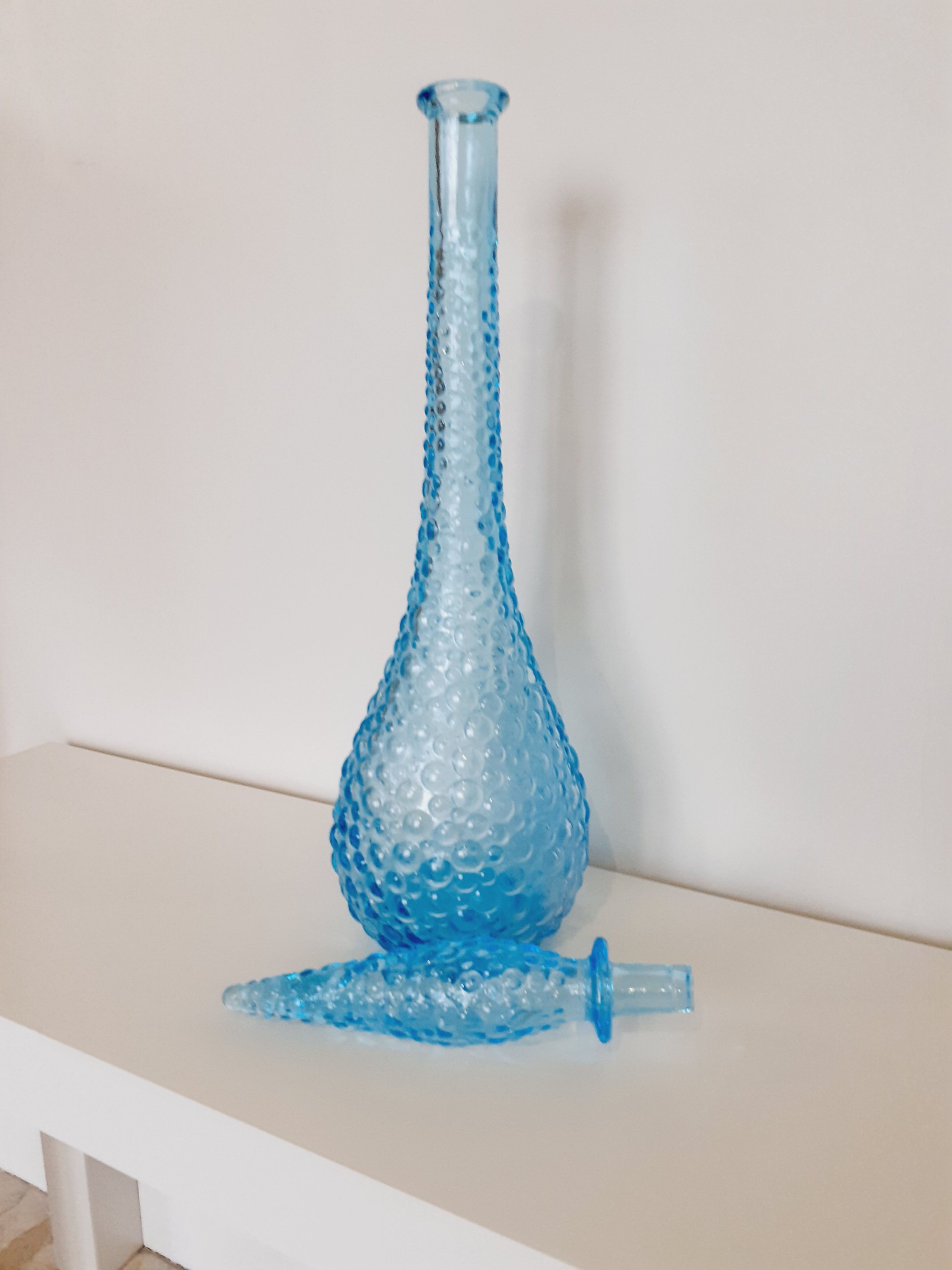 Turquoise polished decanter