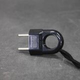 1930s Czech Art Deco nickel table lamp