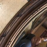 Wooden mirror