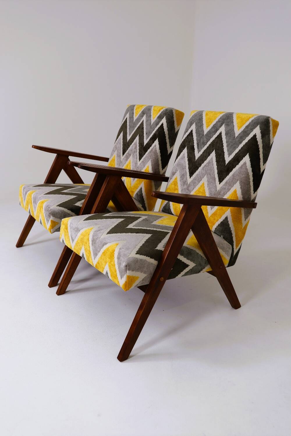 Vintage ethnic chic armchair modern design