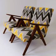 Fauteuil vintage ethnique chic modern design