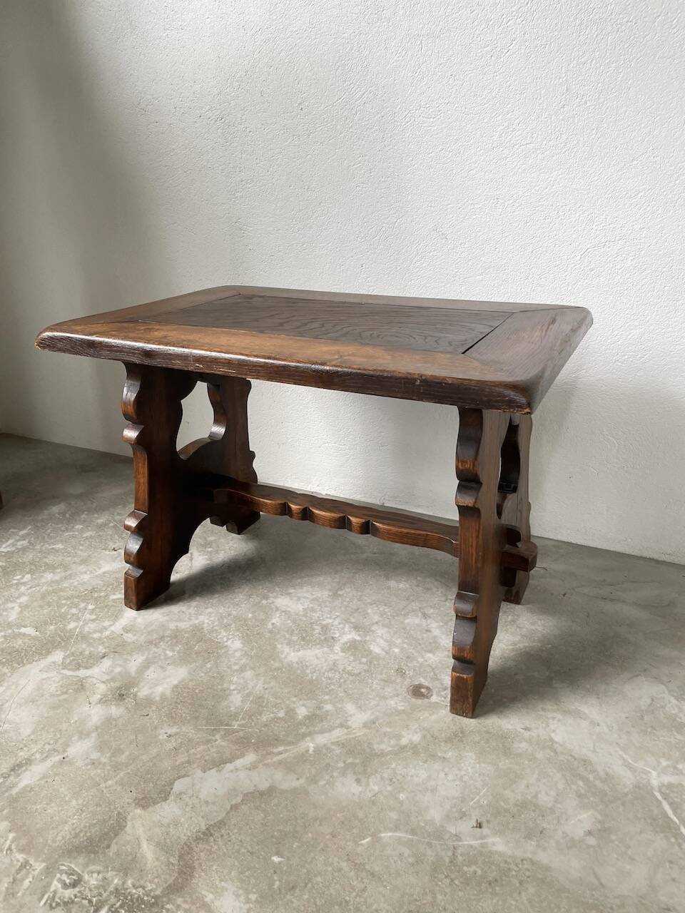 50s Brutalist Oak Coffee Table