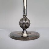 Art Deco table lamp in silver plate, 1930s Sweden