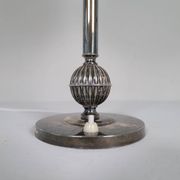 Art Deco table lamp in silver plate, 1930s Sweden