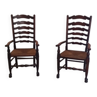 Pair of provencal armchairs