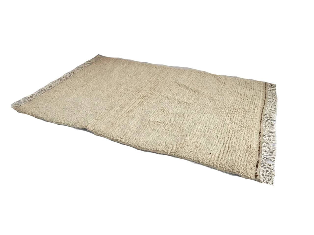 Tapis berbère en laine fait main 158 x 95 cm