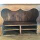 Antique wall-mounted shelf unit